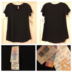 Black LuLaRoe Christy T XS - NWT